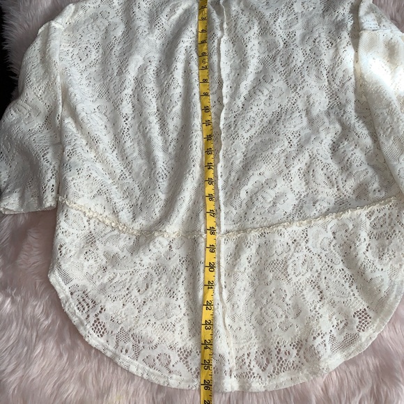 Free People Lacey boho off white top - Picture 6 of 6